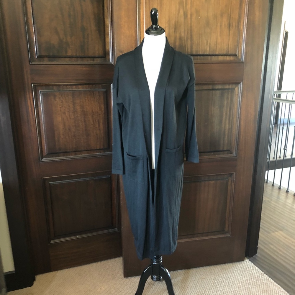 Black Lumiere 3/4 length sweater